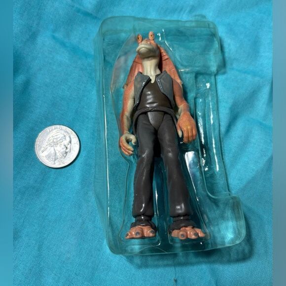 Hasbro Star Wars Galaxy of Adventures Jar Jar Binks Action Figure - Picture 6 of 6